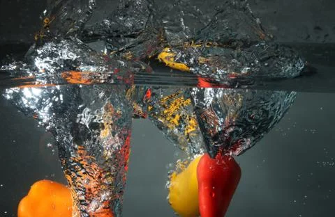 Diving bell peppers Stock Photos