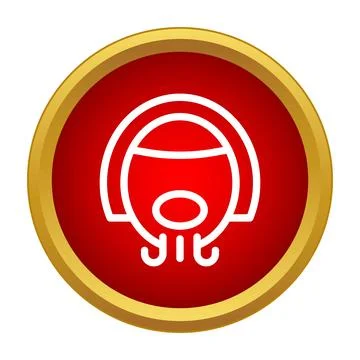 Diving bell underwater exploration equipment icon Stock Illustration