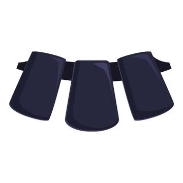 Diving belt with weights for scuba diving and freediving Stock Illustration