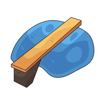 Diving Board illustration Stock Illustration