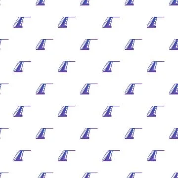 Diving board pattern creating a seamless background Stock Illustration