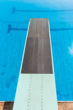 Diving Board Pool Aquatics Stock Photos