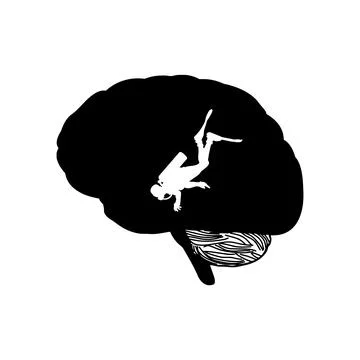 Diving deep icon Stock Illustration