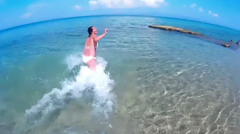 Diving in the exotic seas Stock Footage 42673074