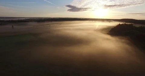 Diving into the fog Video stock 74874631