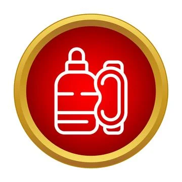 Diving gear icon featuring tank and mask Stock Illustration