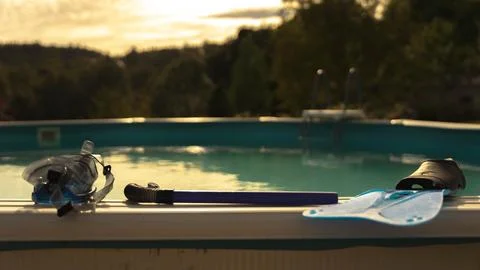 Diving goggles Stock Photos