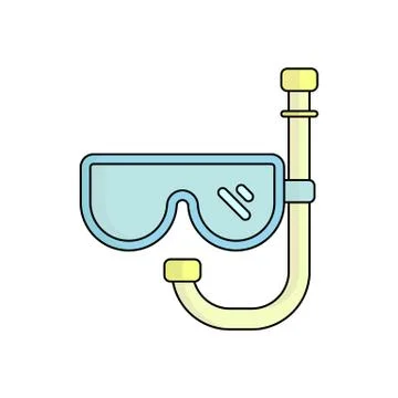 Diving googles icon Stock Illustration