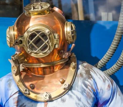Diving helmet Stock Photos