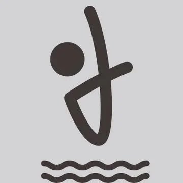 Diving icon Stock Illustration