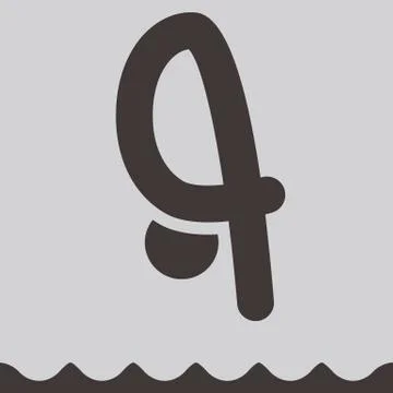 Diving icon Stock Illustration