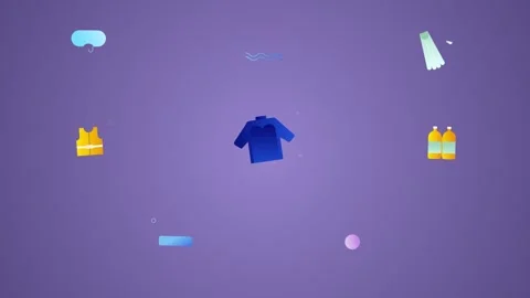 Diving Icons And Titles for After Effects  After Effects	Stock