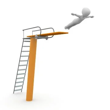 Diving Stock Illustration