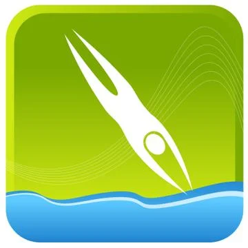 Diving Stock Illustration