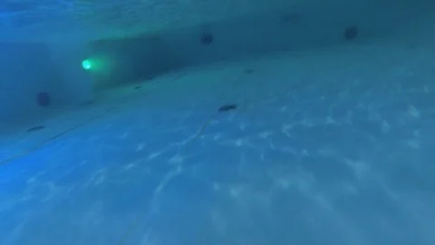 Diving in the indoor pool Stock Footage 91153046