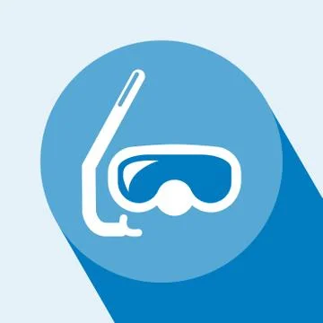 Diving Mask Icon Illustrazione stock