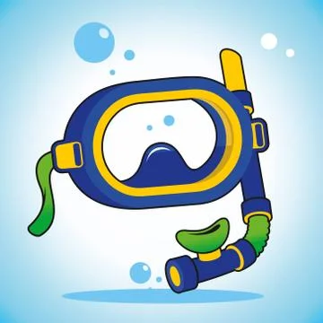 Diving mask Stock Illustration