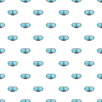Diving mask pattern for underwater adventure activity Stock Illustration