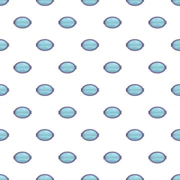 Diving mask pattern on white background for swimming 스톡 일러스트