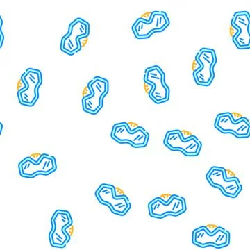 Diving mask vector seamless pattern Stock Illustration