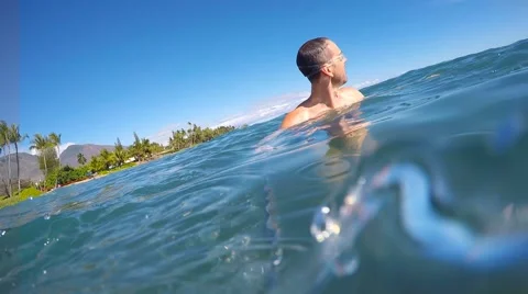 Diving off Maui Stock Footage 67246308