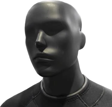 Diving or scuba diving clothing on a mannequin, upper torso view Stock Photos