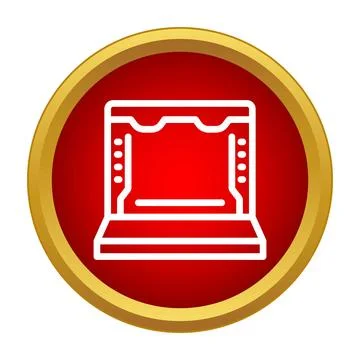 Diving platform simulator for athletic training icon Stock Illustration