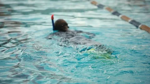 Diving pool 03 Stock Footage 12630712