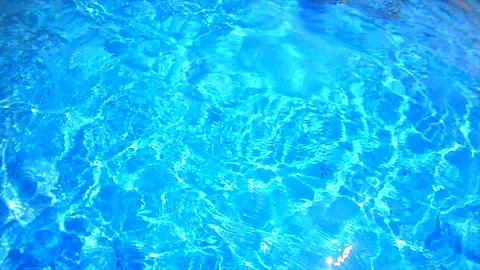 Diving into the pool, first-person view Stock Footage 94031400