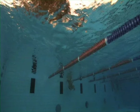 Diving into a pool Stock Footage 756005