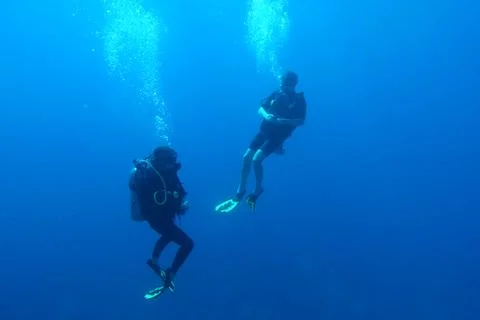 Diving in Puerto Rico Stock Photos
