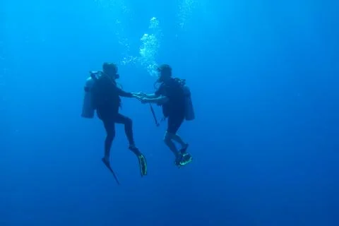 Diving in Puerto Rico Stock Photos