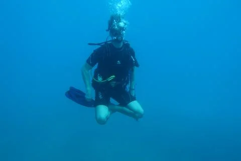 Diving in Puerto Rico Stock Photos