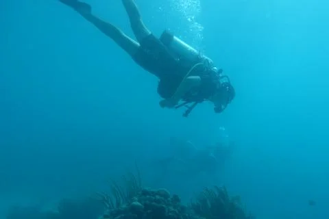 Diving in Puerto Rico Stock Photos