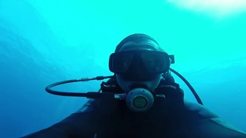 Diving in the red sea. Stock Footage 70480909