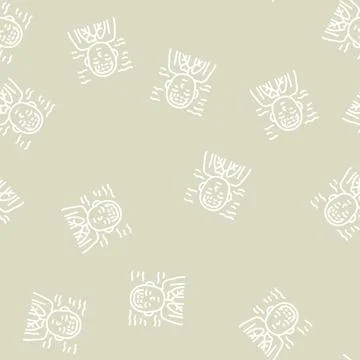 Diving reflex line seamless pattern Stock Illustration