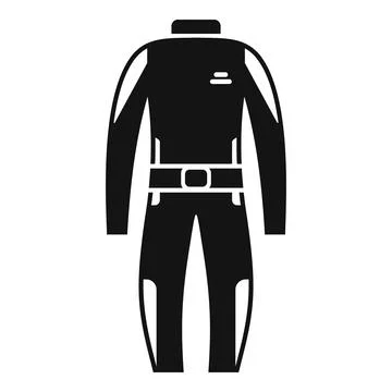 Diving school costume icon simple vector. Summer vacation 스톡 일러스트