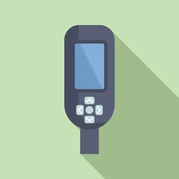 Diving school equipment icon flat vector. Water oxygen Stock Illustration