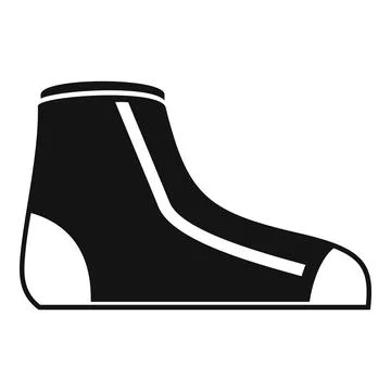 Diving scuba sock icon simple vector. Pool equipment 스톡 일러스트