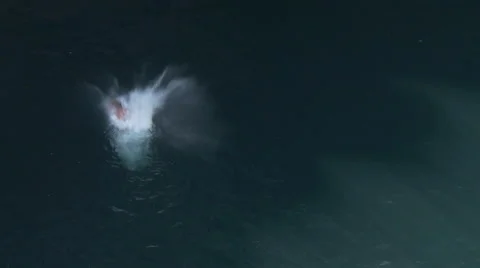 Diving splash slow motion Stock-Footage 54377426