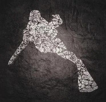 Diving sport concept Stock Illustration