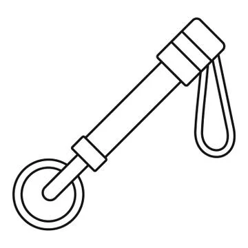 Diving tool icon, outline style Ilustração Stock