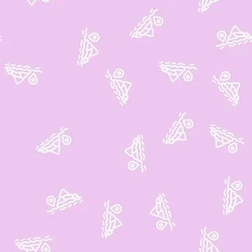 Diving tours line vector seamless pattern Illustrazione stock