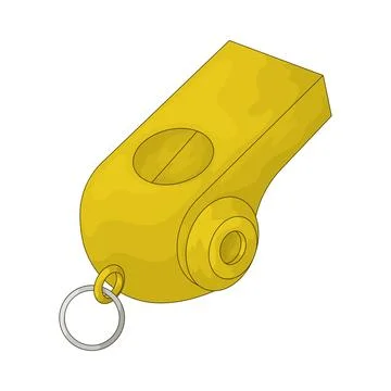 Diving whistle illustration Stock Illustration