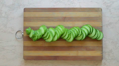 Division of cucumber Stock Footage 26637971