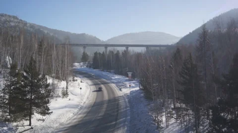 Divnogorsk Devils Bridge (01) Stock Footage 35042146