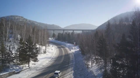 Divnogorsk Devils Bridge (02) Stock Footage 35041772