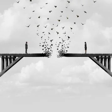 Divorce And Separation 库存插图
