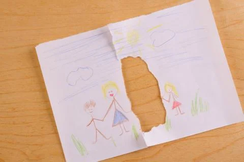 Divorce concept image Stock Photos