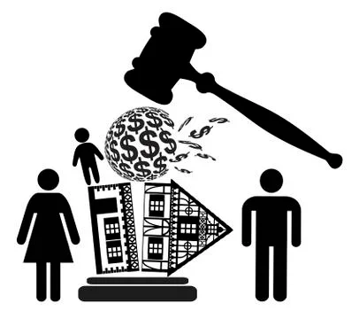 Divorce Decree Illustrazione stock